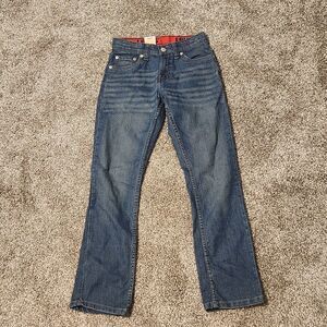 Levi's 511 Slim Blue Jeans Stretch Youth Sz 12 Reg 26 x 27 Adjustable Waist